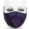 Masque Mauve Avec Laçage Noir 2 Masque Mauve Avec Laçage Noir -Magasin De Mode masque mauve avec lacage noir