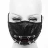 Masque 'Piercings' Noir Et Rouge 2 Masque 'Piercings' Noir Et Rouge -Magasin De Mode masque piercings noir et rouge