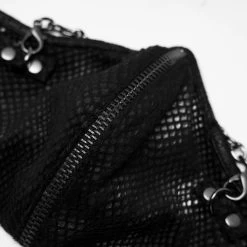 Masque 'Punk' Noir -Magasin De Mode masque punk noir 9