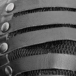 Masque 'Reptilian' Noir -Magasin De Mode masque reptilian noir 5