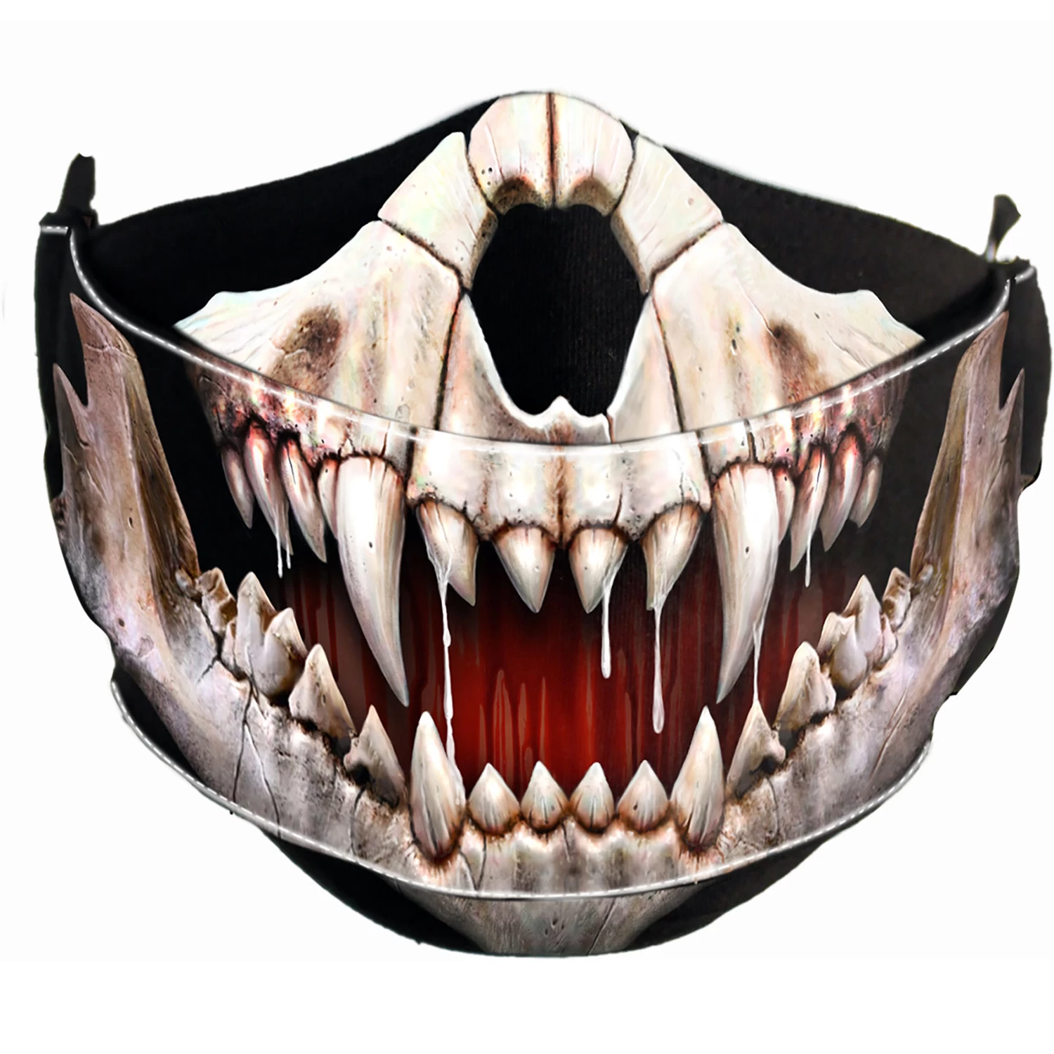 Masque 'Rock Jaw' Noir 4 Masque 'Rock Jaw' Noir – Image 2