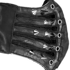 Masque 'Silver Pinned' Noir -Magasin De Mode masque silver pinned noir 12