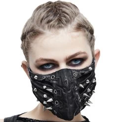 Masque 'Silver Pinned' Noir