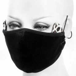 Masque 'Velvet Leo' Noir 11 Masque 'Velvet Leo' Noir -Magasin De Mode masque velvet leo noir 2