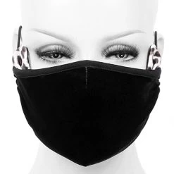 Masque 'Velvet Leo' Noir