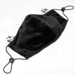 Masque 'Velvet Leo' Noir 12 Masque 'Velvet Leo' Noir -Magasin De Mode masque velvet leo noir 3