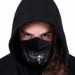 Masque 'Zipped Mouth' Noir