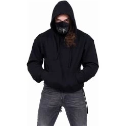 Masque 'Zipped Mouth' Noir 11 Masque 'Zipped Mouth' Noir -Magasin De Mode masque zipped mouth noir 3