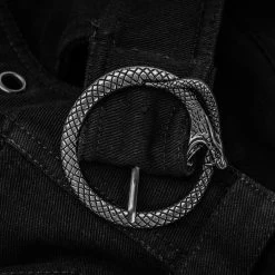 Mi-Jupe Kilt Asymétrique 'Dementor' Noire -Magasin De Mode mi jupe kilt asymetrique dementor noire 13