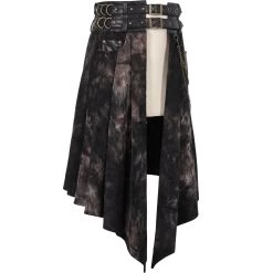 Mi-Jupe Kilt Asymétrique 'Taurus' Noire Et Cuivre 38 Mi-Jupe Kilt Asymétrique 'Taurus' Noire Et Cuivre -Magasin De Mode mi jupe kilt asymetrique taurus noire et cuivre 16