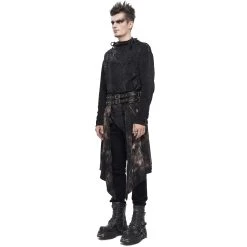 Mi-Jupe Kilt Asymétrique 'Taurus' Noire Et Cuivre 25 Mi-Jupe Kilt Asymétrique 'Taurus' Noire Et Cuivre -Magasin De Mode mi jupe kilt asymetrique taurus noire et cuivre 3