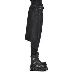 Mi-Jupe Kilt Pour Hommes 'Catacomb' Noire -Magasin De Mode mi jupe kilt pour hommes catacomb noire 7