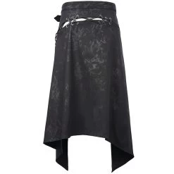 Mi-Jupe Kilt Pour Hommes 'Catacomb' Noire -Magasin De Mode mi jupe kilt pour hommes catacomb noire 9