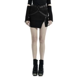 Mini-Jupe 'Guenievre' Noire -Magasin De Mode mini jupe guenievre noire 10