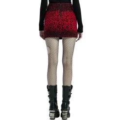 Mini-Jupe 'Hot Girl' En Léopard Rouge -Magasin De Mode mini jupe hot girl en leopard rouge 11