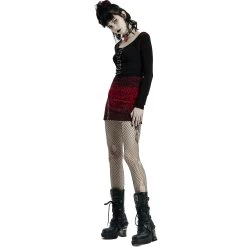 Mini-Jupe 'Hot Girl' En Léopard Rouge -Magasin De Mode mini jupe hot girl en leopard rouge 5