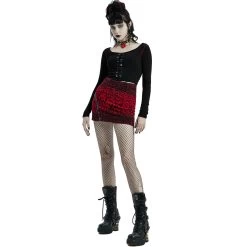 Mini-Jupe 'Hot Girl' En Léopard Rouge -Magasin De Mode mini jupe hot girl en leopard rouge 7