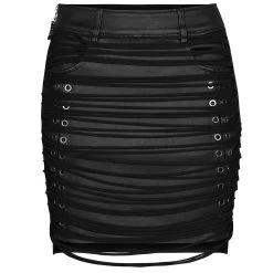 Mini-Jupe 'Laced Doll' Noire -Magasin De Mode mini jupe laced doll noire 12