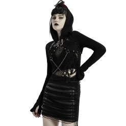 Mini-Jupe 'Laced Doll' Noire -Magasin De Mode mini jupe laced doll noire 7