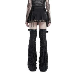 Mini Jupe Plissée 'Punk Decadent' Noire 29 Mini Jupe Plissée 'Punk Decadent' Noire -Magasin De Mode mini jupe plissee punk decadent noire 9