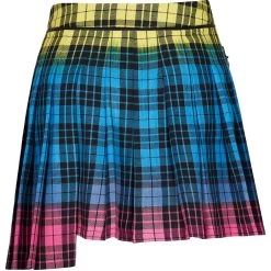 Mini-Jupe Plissée 'Punk Plaid' à Carreaux -Magasin De Mode mini jupe plissee punk plaid a carreaux 12