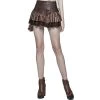 Mini-Jupe Steampunk 'Norra' Marron -Magasin De Mode mini jupe steampunk norra marron