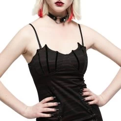 Mini Robe 'Bat Sleep' Noire Et Bordeaux -Magasin De Mode mini robe bat sleep noire et bordeaux 11