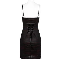 Mini Robe 'Bat Sleep' Noire Et Bordeaux -Magasin De Mode mini robe bat sleep noire et bordeaux 13