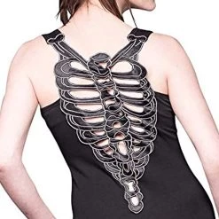 Mini Robe 'Black Ribcage' Noire -Magasin De Mode mini robe black ribcage noire 2