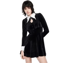 Mini Robe 'Dark Bat' Noire Et Blanche 26 Mini Robe 'Dark Bat' Noire Et Blanche -Magasin De Mode mini robe dark bat noire et blanche 4