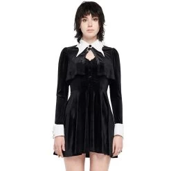 Mini Robe 'Dark Bat' Noire Et Blanche 27 Mini Robe 'Dark Bat' Noire Et Blanche -Magasin De Mode mini robe dark bat noire et blanche 5