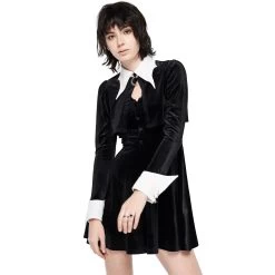 Mini Robe 'Dark Bat' Noire Et Blanche 28 Mini Robe 'Dark Bat' Noire Et Blanche -Magasin De Mode mini robe dark bat noire et blanche 6