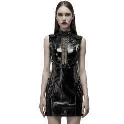 Mini Robe 'Dark Fetish' En Simili Cuir Noir Verni 18 Mini Robe 'Dark Fetish' En Simili Cuir Noir Verni -Magasin De Mode mini robe dark fetish en simili cuir noir verni 3