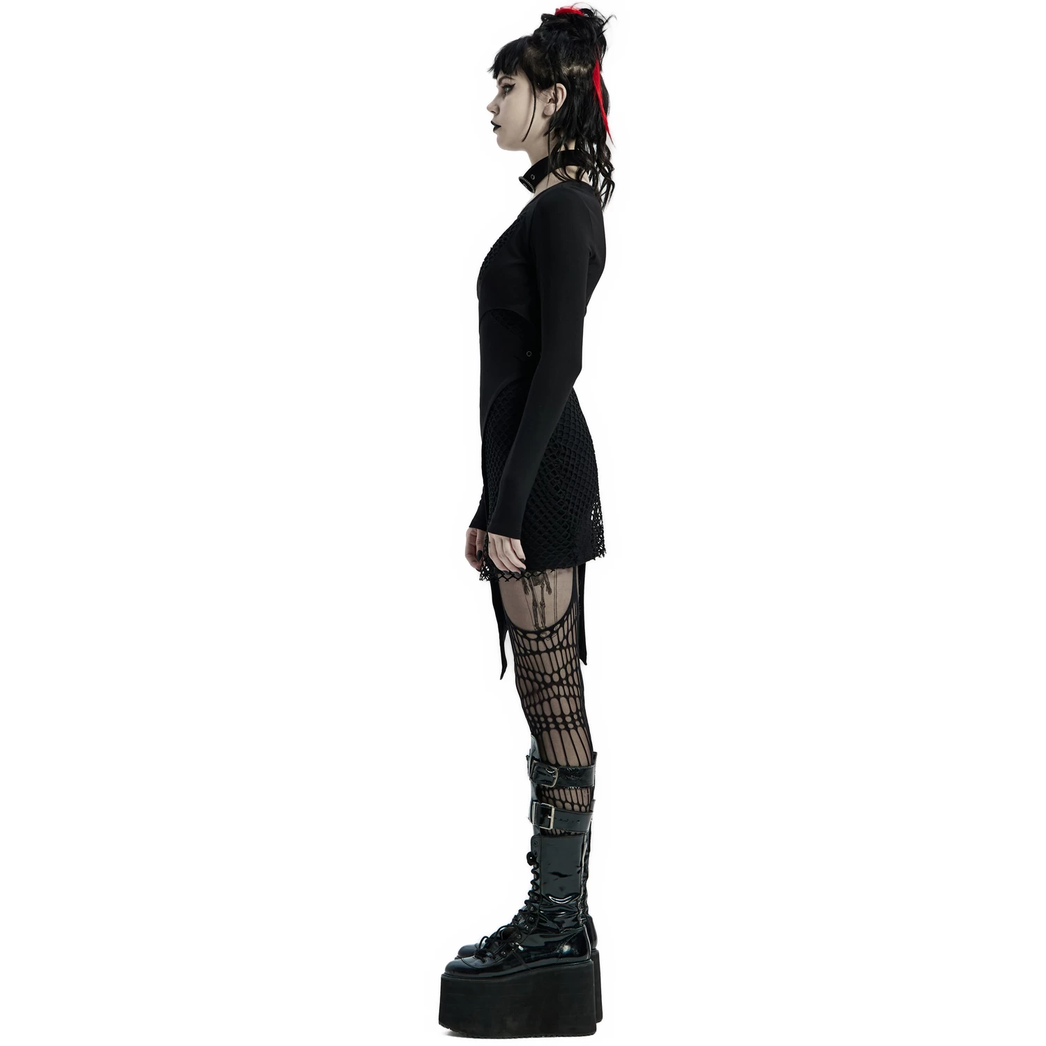 Mini Robe 'Elsinore' Noire 7 Mini Robe 'Elsinore' Noire – Image 5