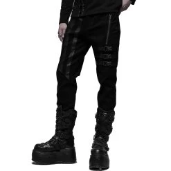 Pantalon 'Dark Devil' Noir 31 Pantalon 'Dark Devil' Noir -Magasin De Mode pantalon asmodeus noir 10
