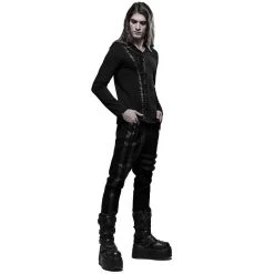 Pantalon 'Dark Devil' Noir 25 Pantalon 'Dark Devil' Noir -Magasin De Mode pantalon asmodeus noir 4