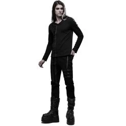 Pantalon 'Dark Devil' Noir 26 Pantalon 'Dark Devil' Noir -Magasin De Mode pantalon asmodeus noir 5