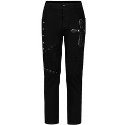 Pantalon 'Astaroth' Noir -Magasin De Mode pantalon astaroth noir 13