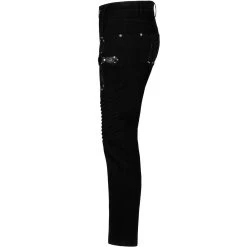 Pantalon 'Astaroth' Noir -Magasin De Mode pantalon astaroth noir 15