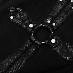 Pantalon 'Astaroth' Noir -Magasin De Mode pantalon astaroth noir 16