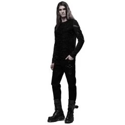 Pantalon 'Astaroth' Noir -Magasin De Mode pantalon astaroth noir 3
