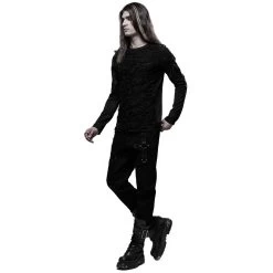 Pantalon 'Astaroth' Noir -Magasin De Mode pantalon astaroth noir 5