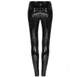 Pantalon 'Ball Jointed Doll' En Vinyle Noir -Magasin De Mode pantalon ball jointed doll en vinyle noir 9