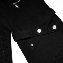 Pantalon 'Calargaff' Noir -Magasin De Mode pantalon calargaff noir 14