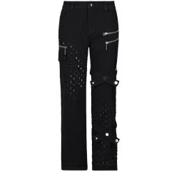 Pantalon 'Calargaff' Noir -Magasin De Mode pantalon calargaff noir 7