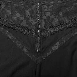 Pantalon 'Cannabas' Noir 36 Pantalon 'Cannabas' Noir -Magasin De Mode pantalon cannabas noir 15