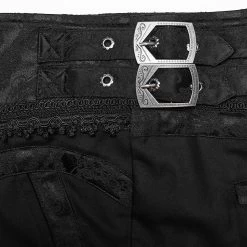 Pantalon 'Cannabas' Noir 38 Pantalon 'Cannabas' Noir -Magasin De Mode pantalon cannabas noir 17