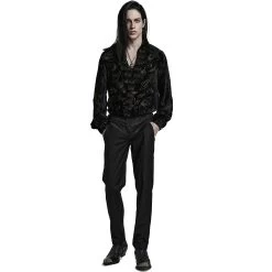 Pantalon 'Cannabas' Noir 26 Pantalon 'Cannabas' Noir -Magasin De Mode pantalon cannabas noir 5