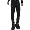 Pantalon 'Cthulhu' Noir -Magasin De Mode pantalon cthulhu noir