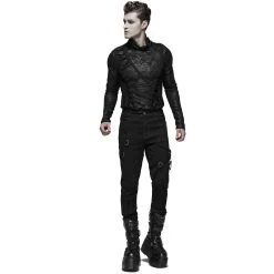 Pantalon 'Cthulhu' Noir -Magasin De Mode pantalon cthulhu noir 4